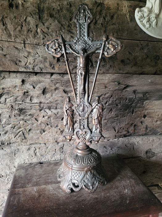 Pasyjka 47 cm krzyż Maryja Święty Jan