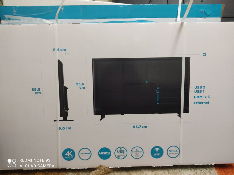 Vendo 2 tvs 43" qilive