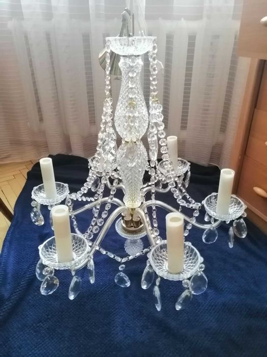 Чеська Кришталева люстра Zeleznobrodske sklo хрустальна люстра