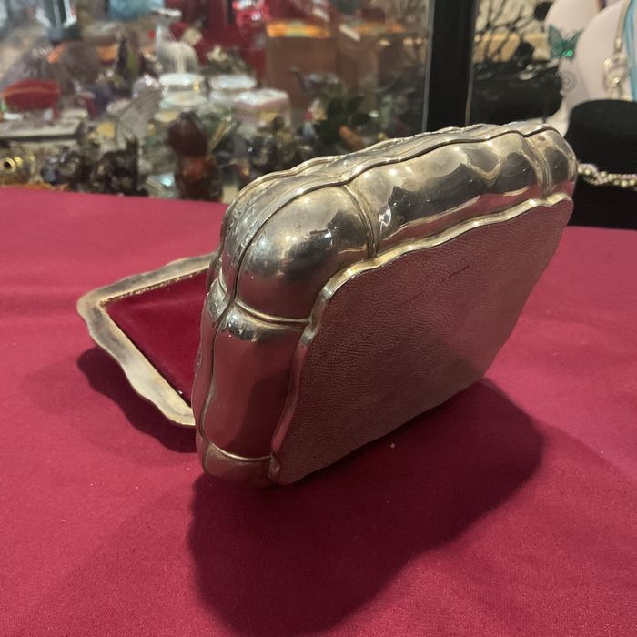 Caixa joias vintage Godinger barroco casquinha 12x11x6,cm