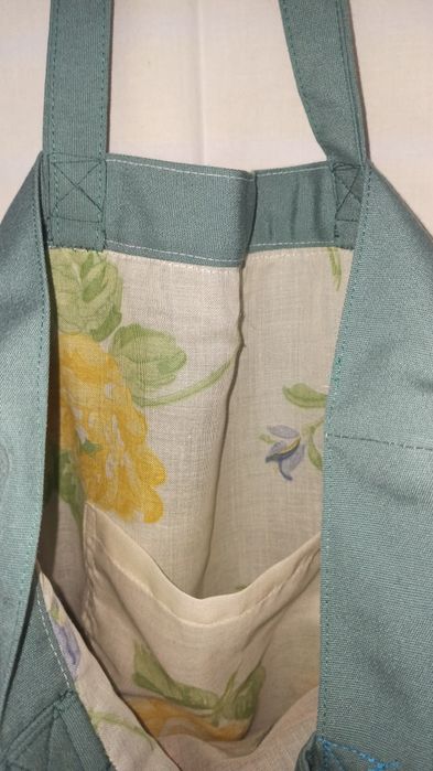 Ręcznie robiona torba na ramię typu shopper