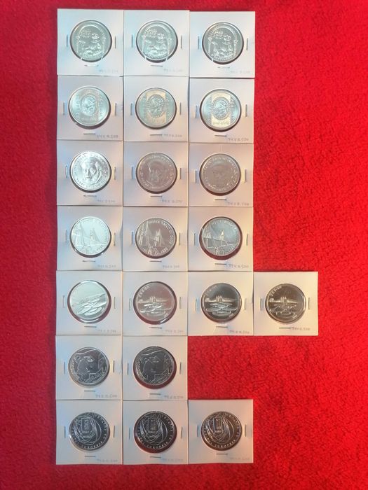 Moedas 500$ Escudos Prata 1995/01 Comemorativas