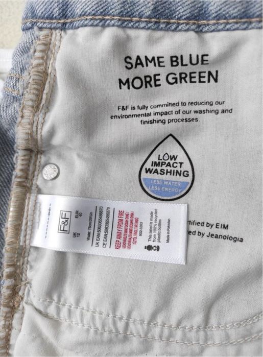 Фірмові стильні джинсові шорти мом F&F 12-m