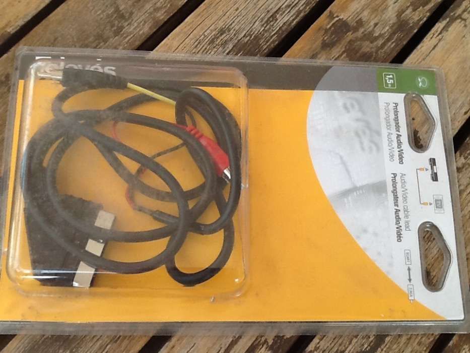 Cabo prolongador áudio/ video scart rca