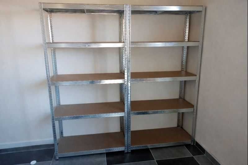 Стелаж металевий для дому гаража магазину складу полки МДФ метал