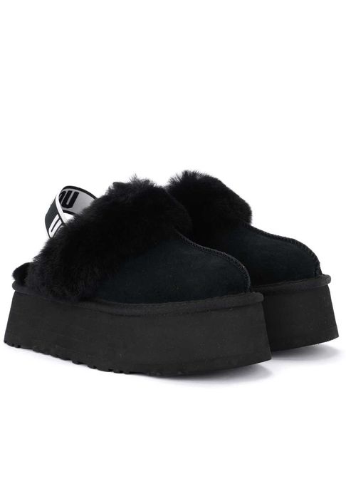 Жіночі капці на платформі UGG Funkette Black
