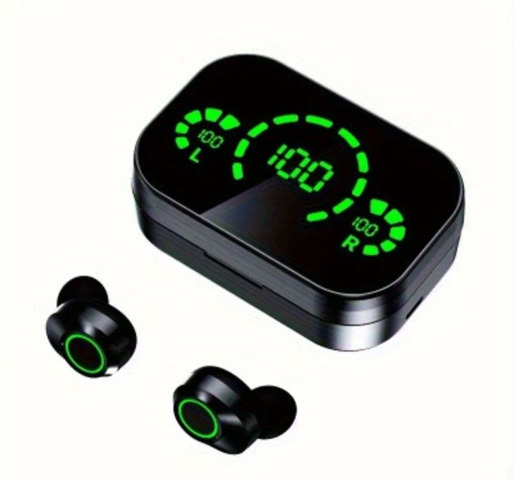 Навушники Bluetooth 5,3 TWS сенсорна гарнітура power bank