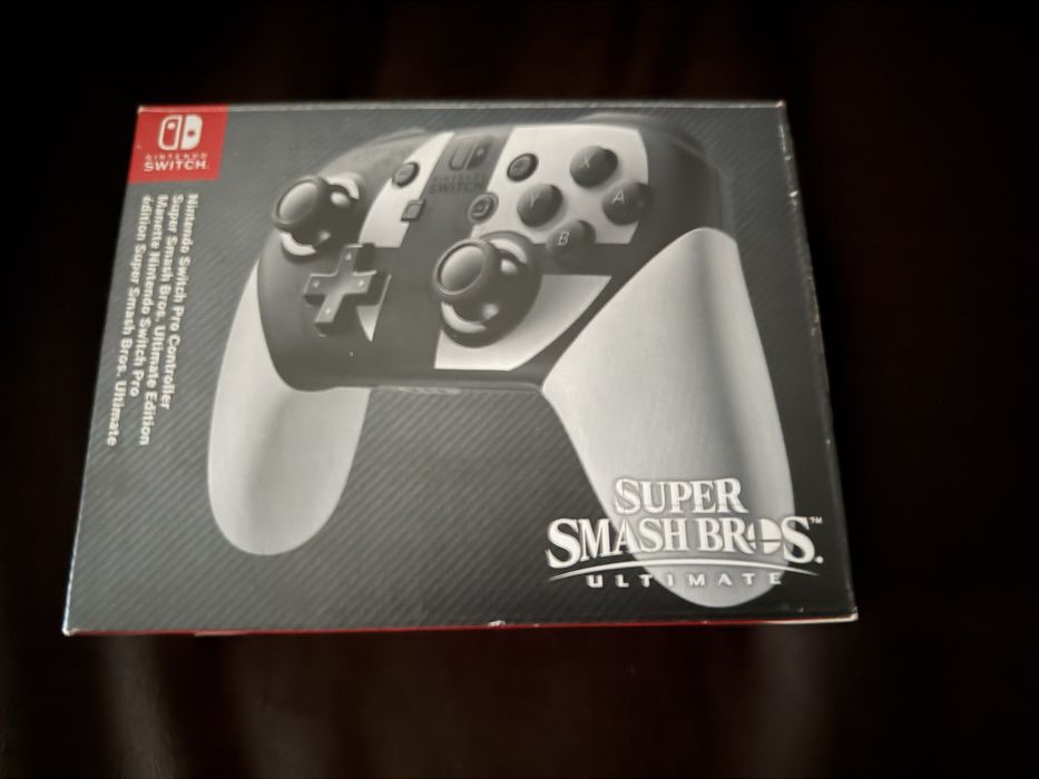 Nintendo Switch Pro Controller Super Smash Bros Edition White Biały