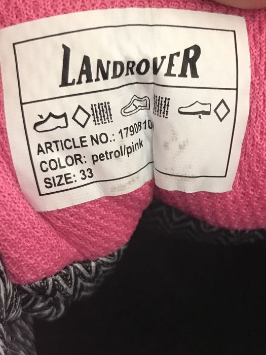 Кросівки дит На дівчину Трекінгові Мембрана якНові 34р20.5см LandRover