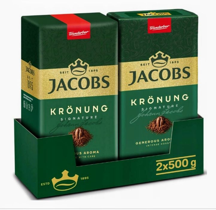 Kawa mielona Jacobs Kronung 500g 2 szt.