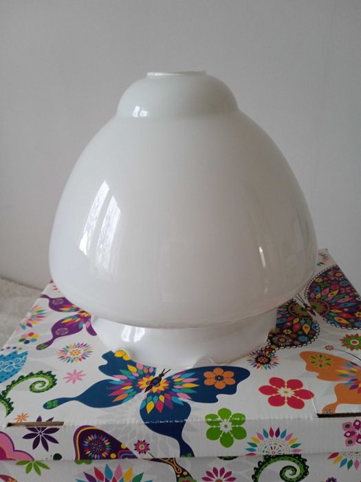 Klosz szklany biały