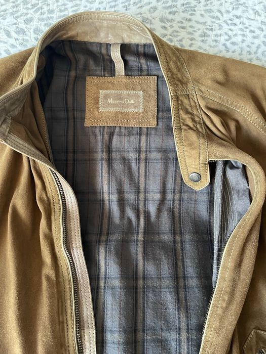 Massimo Dutti чоловіча замшева куртка, натуральна шкіра кози 42 (XL)