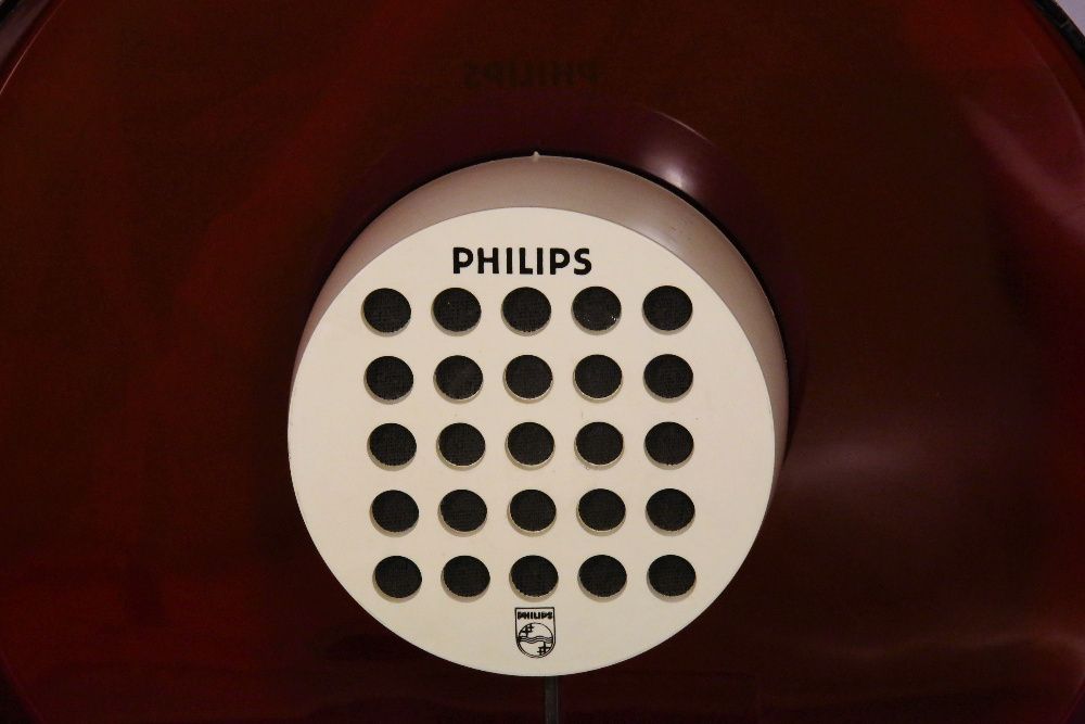 Gira Discos Vintage Portátil Philips 22GF303 Turntable Space Age