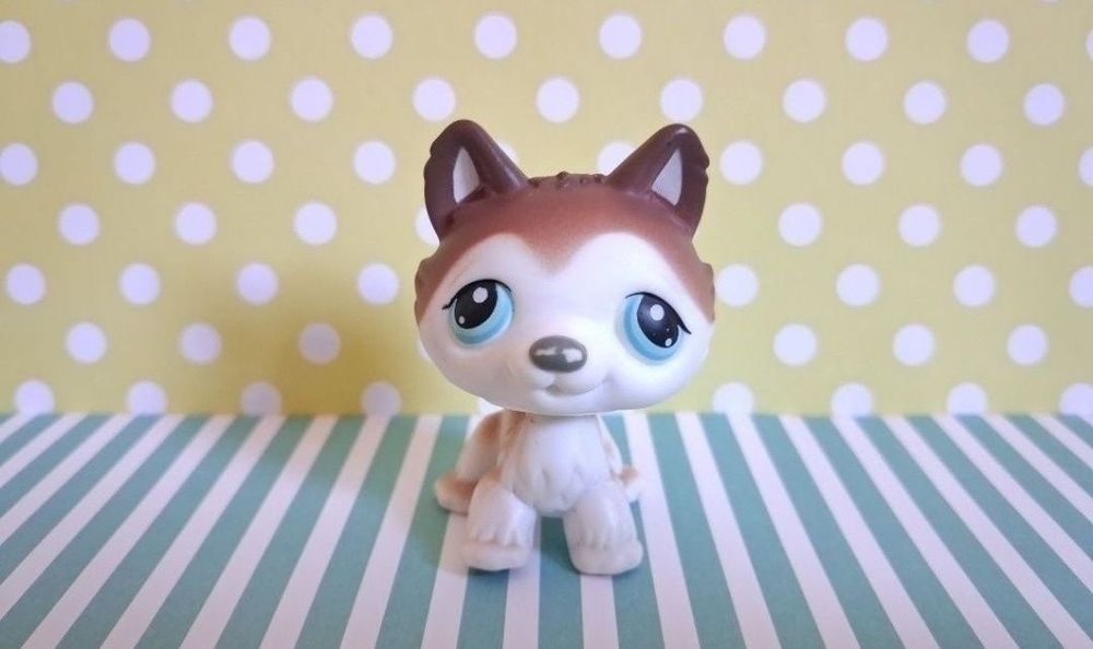 Littlest Pet Shop LPS unikatowy pies Husky #68