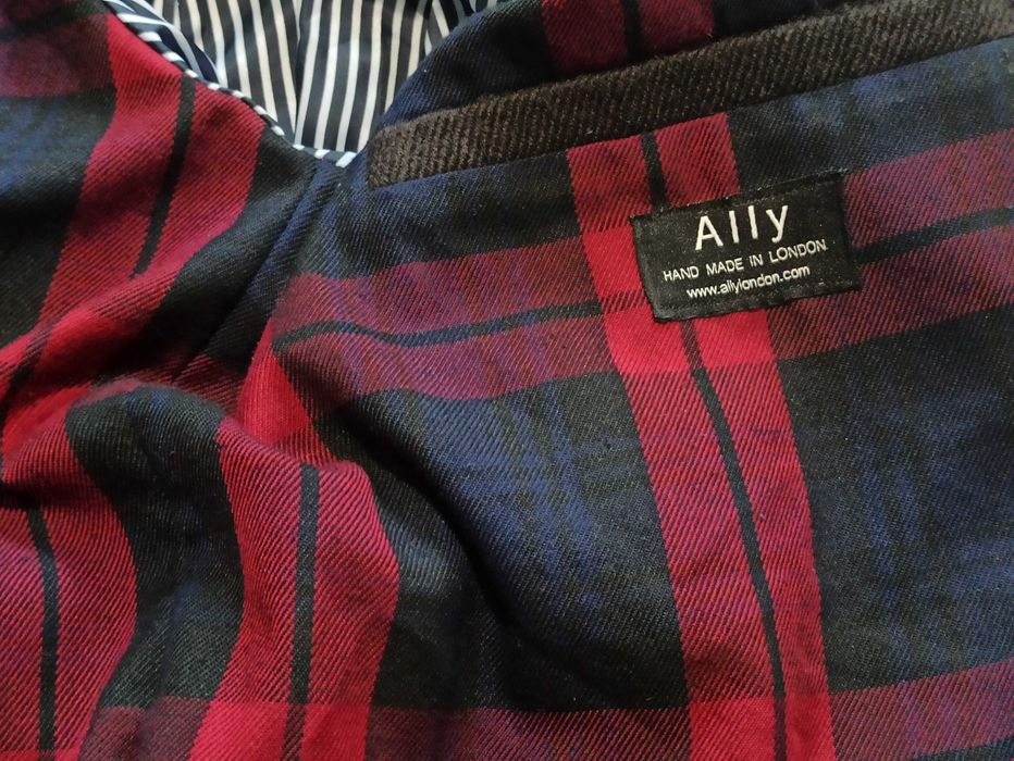 Бомбер мужской шерстяной Ally London