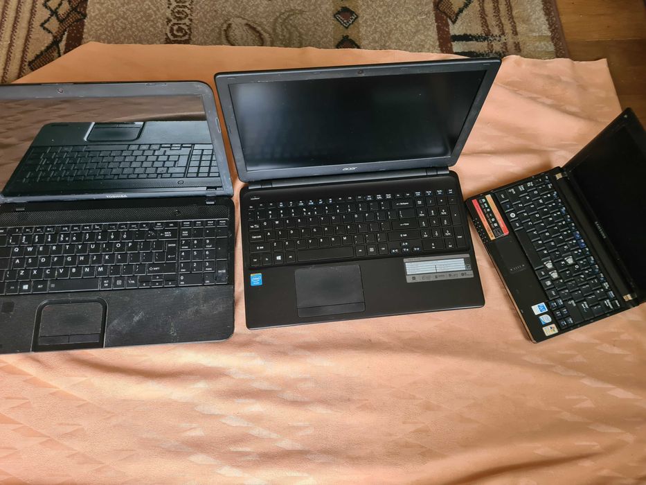 6 laptopów różnych marek