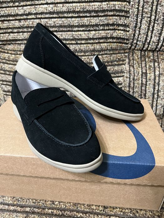 Лоферы  из натурального замша