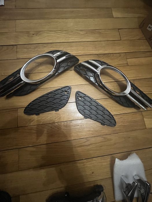 Решітка Накладка бампера мерседес w211 рест та дорест