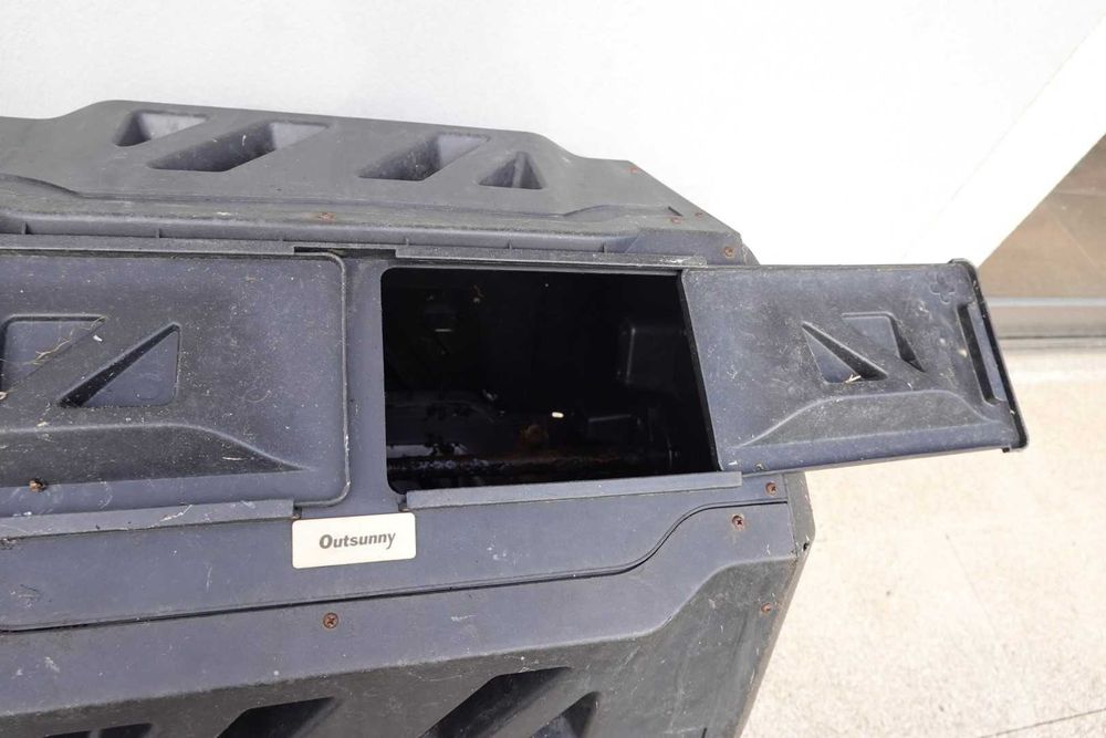 Compostor rotativo de câmara dupla de 160L