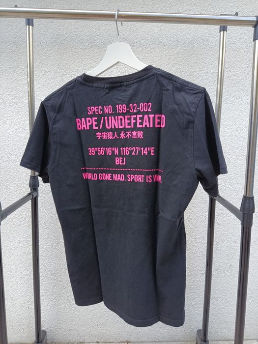A Bathing Ape & Undefeated koszulka t-shirt