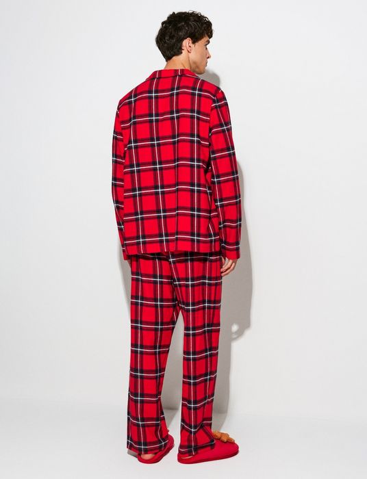 Фланелева чоловіча піжама 50 розмір