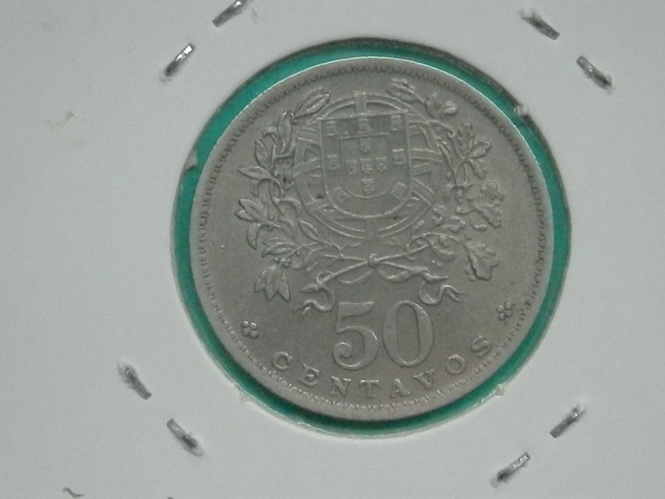 1455 - República: 50 centavos 1957 alpaca, por 5,50