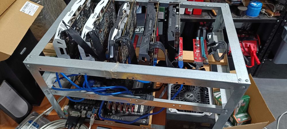 2 X Rig mineração cripto