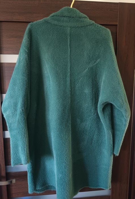 Kardigan alpaka zielony