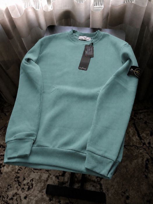 Без предоплати! Світшот Stone island, sweatshirt Стон Айленд, Кофта Стонік Мятний