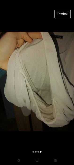 Bluzka S Elegancka biała