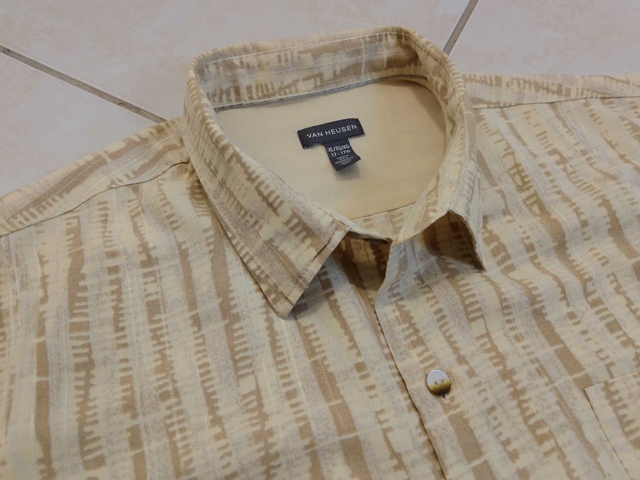 VAN HEUSEN USA - NOWA! Koszula Męska krótki rękaw rozmiar XXL