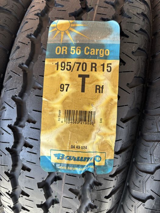 Комплект НОВИХ літніх шин 195/70R15 Barum