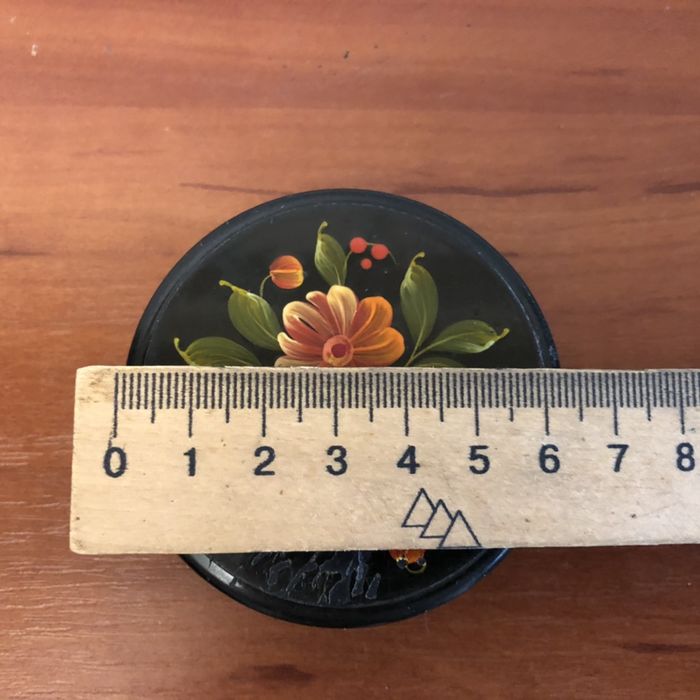 Стакан складной дорожный  с Петриковской росписью.