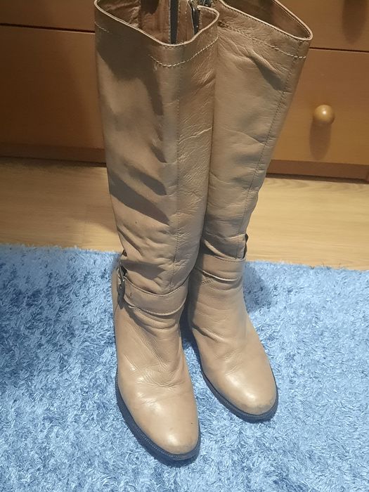 Botas senhora bege