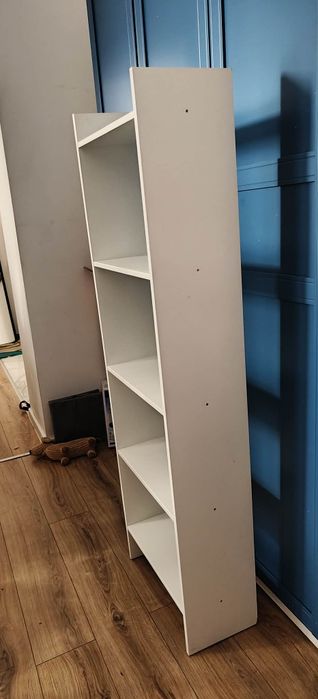 Biały regał drabinkowy 5 półek