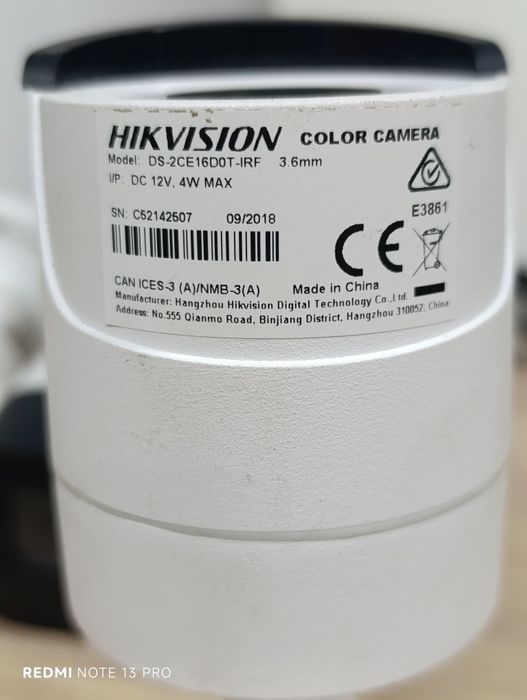 Камера відеоспостереження Hikvision