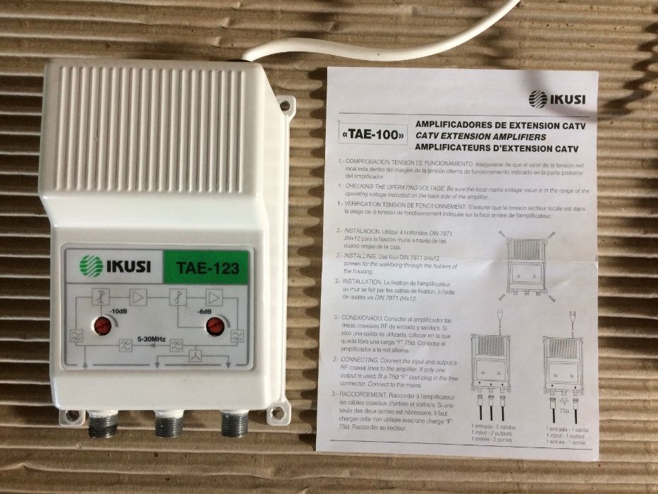 Amplificador de extensão IKUSI rede TV