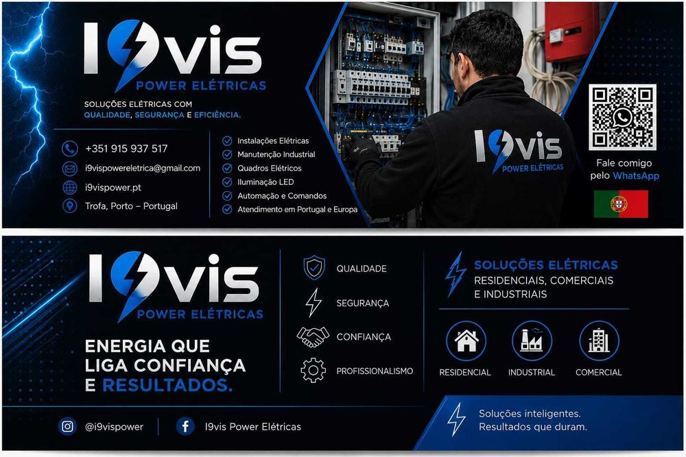 Equipa de Eletricistas no Porto - Manutenção e Reparações".