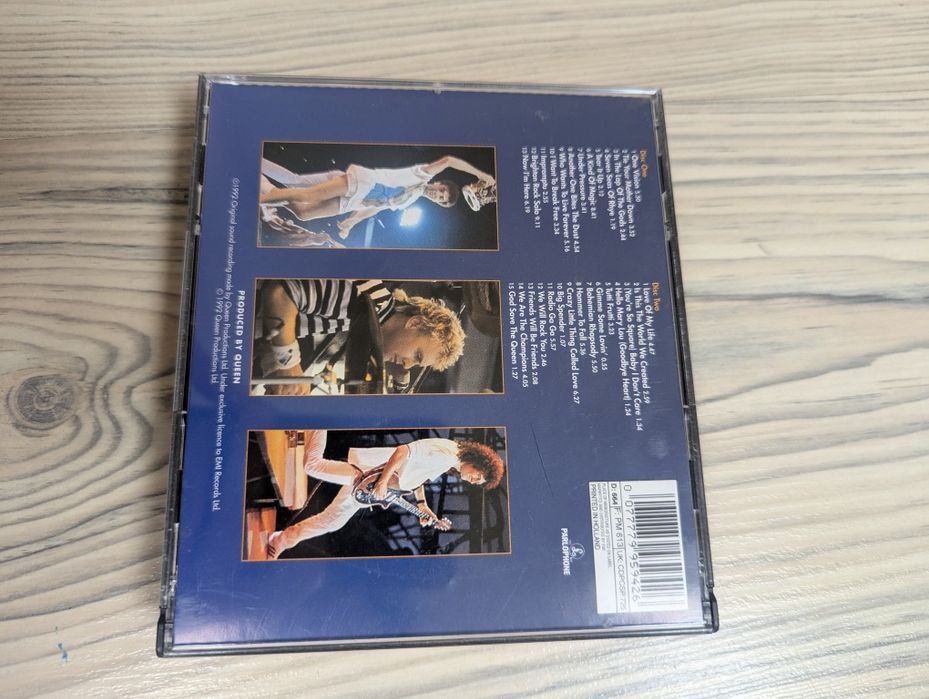 Queen – Live At Wembley ’86 – 2CD Parlophone 1992, pierwsze wydanie CDPCSP 725