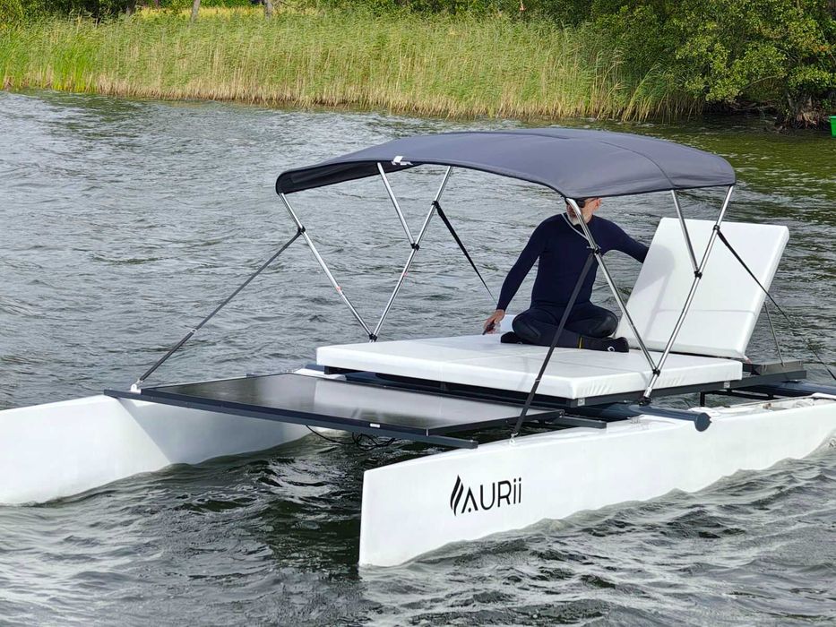 Katamaran AURII V.01 - SOLAR silnik elektryczny 55/60 lbs