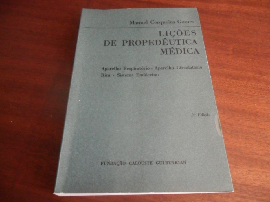 "Lições de Propedêutica Médica" de Manuel Cerqueira Gomes
