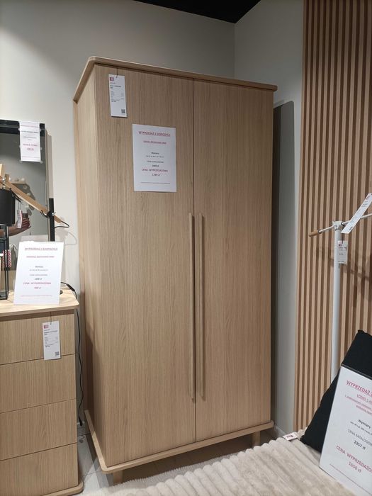 Szafa, komoda, łóżko 90 x 200, półka kolekcja OMM - salon firmowy Vox -Domar. ul. Braniborska 14