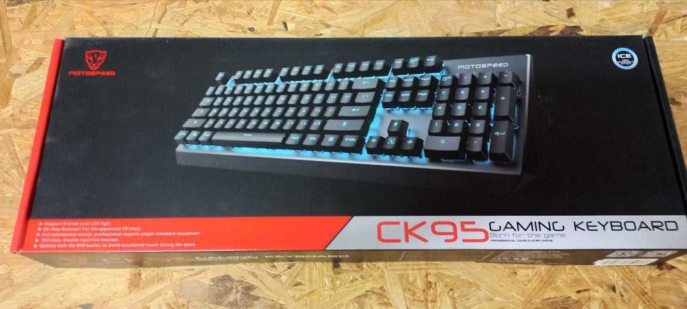 Ігрова клавіатура Motospeed CK95 чорна