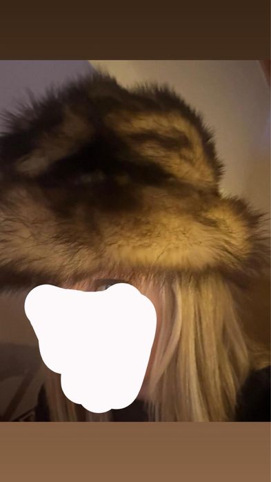 Czapka z naturalnego futra