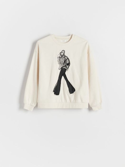 Світшот на флісі reserved