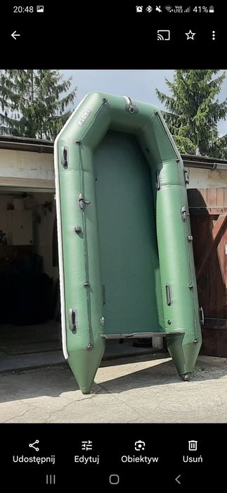 Ponton 330 , silnik zaburtowy, akumulator kpl