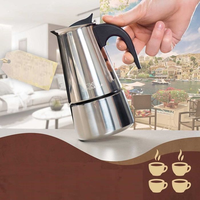 Esperanca Profesjonalny Zaparzacz do Espresso do Kuchenek Indukcyjnych