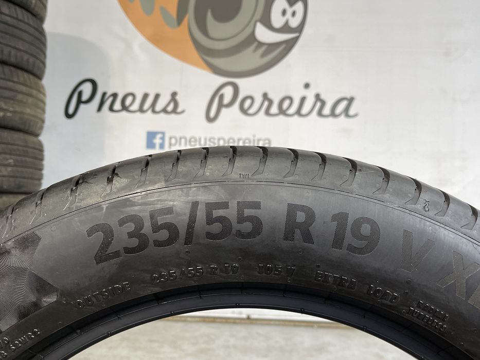 Pneus 235-55r19 Continental como novos