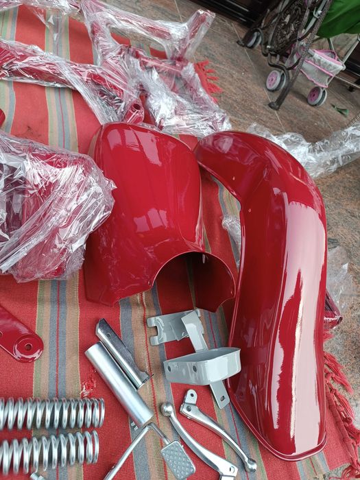 Piaskowanie śrutowanie malowanie proszkowe renowacja części motocykli