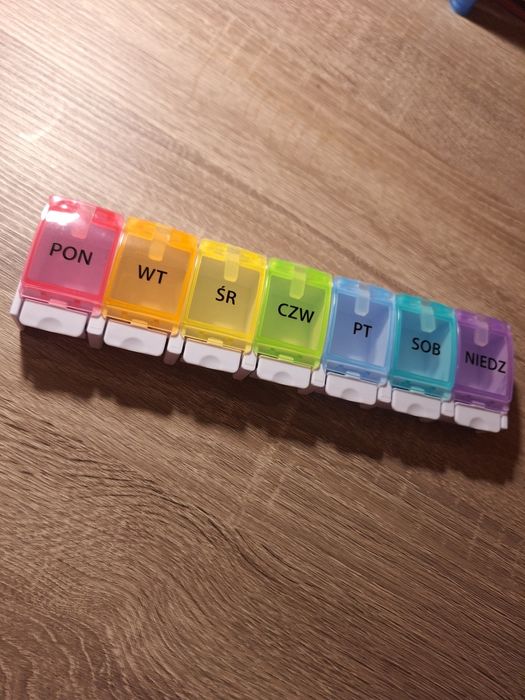 Kasetka do leków dzienna na tydzień